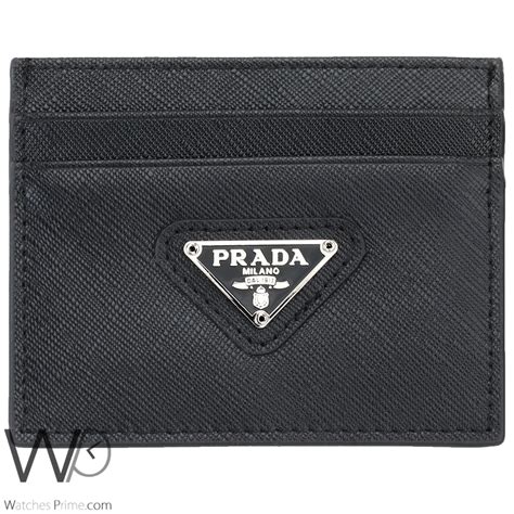 prada men's card holder|Prada wallet with money clip.